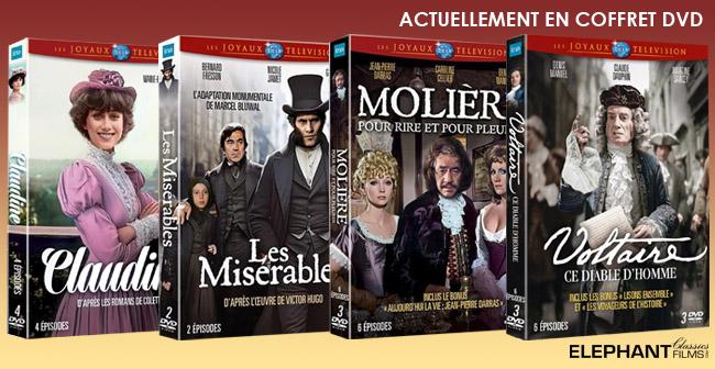 Tentez de gagner des coffrets DVD de Claudine, Les Mis�rables, Moli�re Pour Rire et pour Pleurer et Voltaire, Ce diable d'Homme