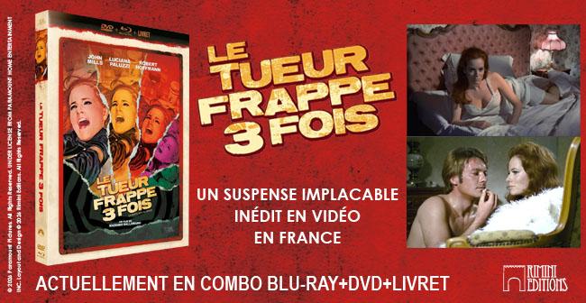 Tentez de gagner un combo BLU-RAY+DVD+Livret de Le Tueur Frappe Trois Fois