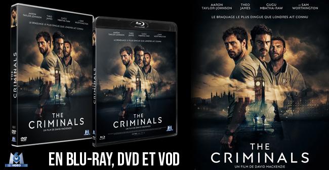 Tentez de gagner des DVD et un BLU-RAY de The Criminals