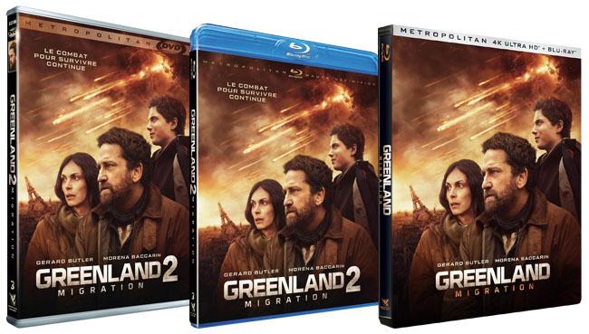 Greenland 2 : Migration actuellement en DVD, BLU-RAY et Boîtier SteelBook Limité 4K Ultra HD + BLU-RAY